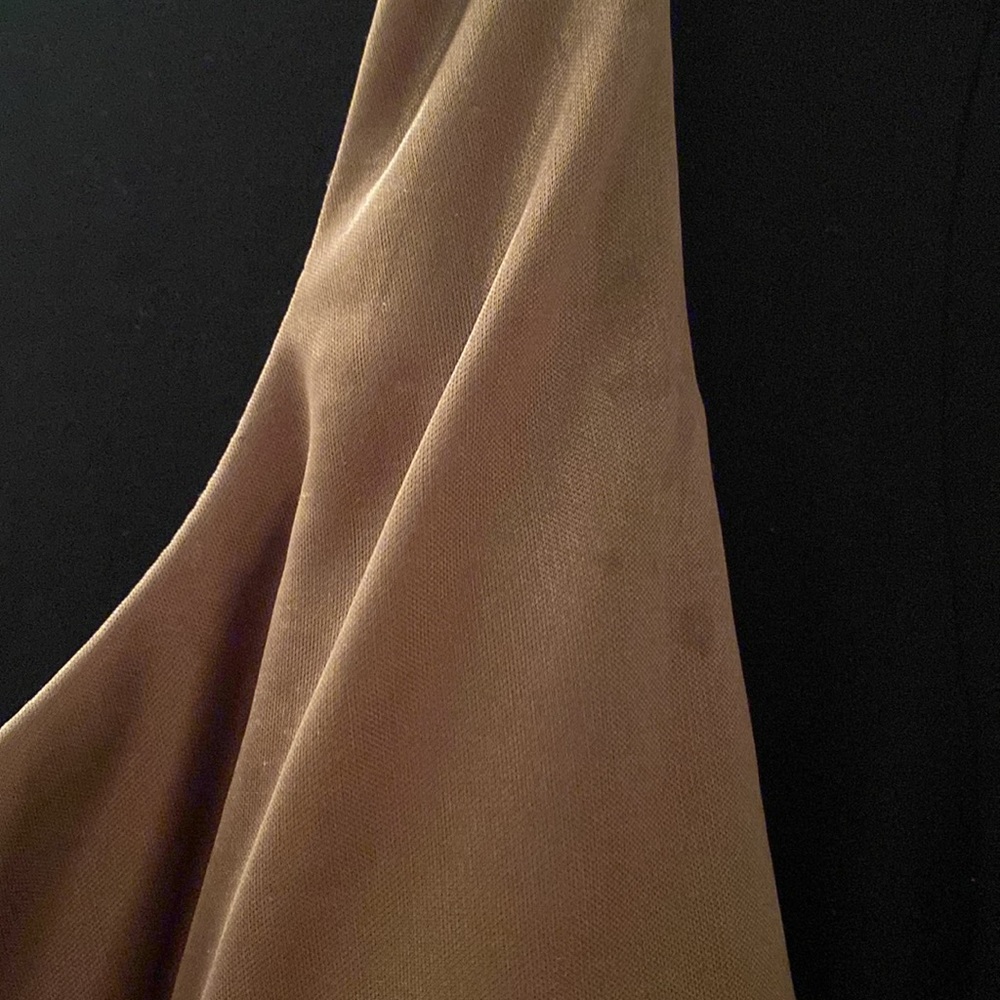 Poly 👗One Shoulder Brown Copper Color Dress - Picture 6 of 8